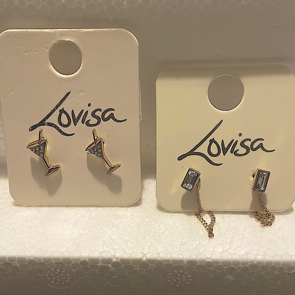 2 x Lovisa Earring Pairs NWT - Picture 1 of 3